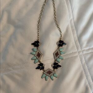 Elegant Gold and Black Necklace